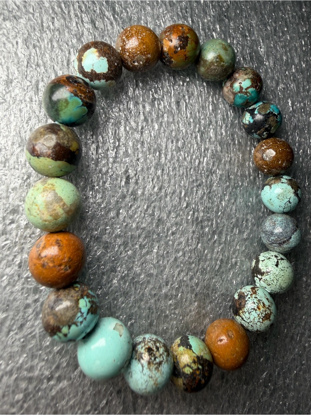Beautiful Unique Turquoise Natural Crystal Bracelet